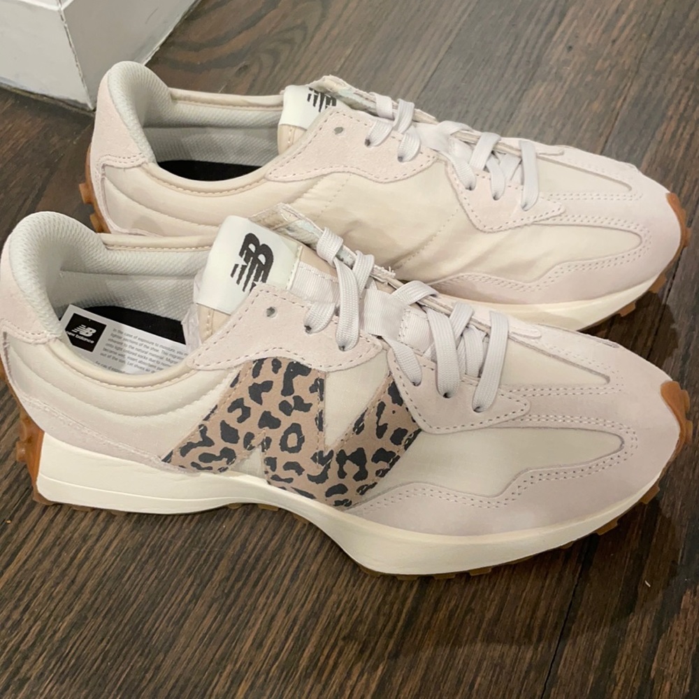 New Balance 327 Off-White Animal Print Sneakers